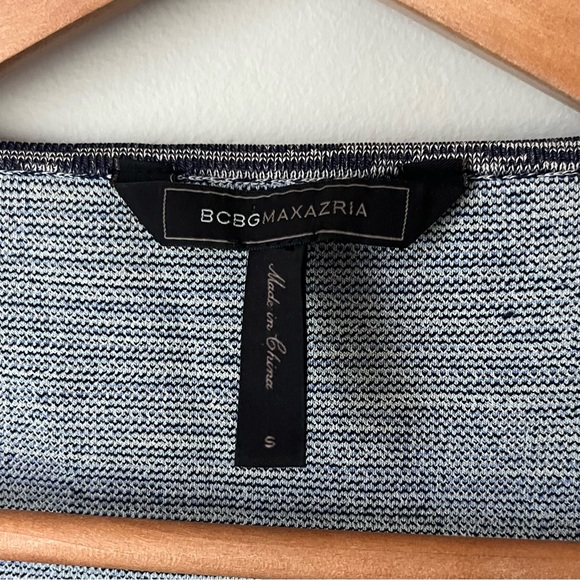 BCBGMaxAzria Alonya Knit Peplum Top Bare Pink Floral size Small - Picture 6 of 8